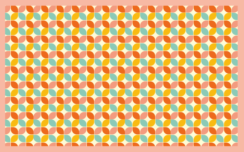 Vinyl Teppich geometrisch geometrische sechsecke - TenStickers