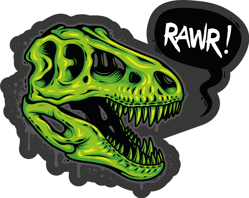 Vinyl Teppich Tiere dinosaurier-grafik - TenStickers