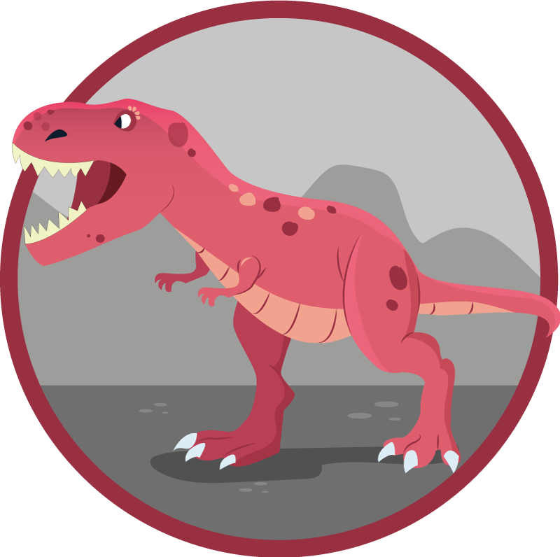 Vinyl Teppich Kinder dinosaurier-spielzeit - TenStickers