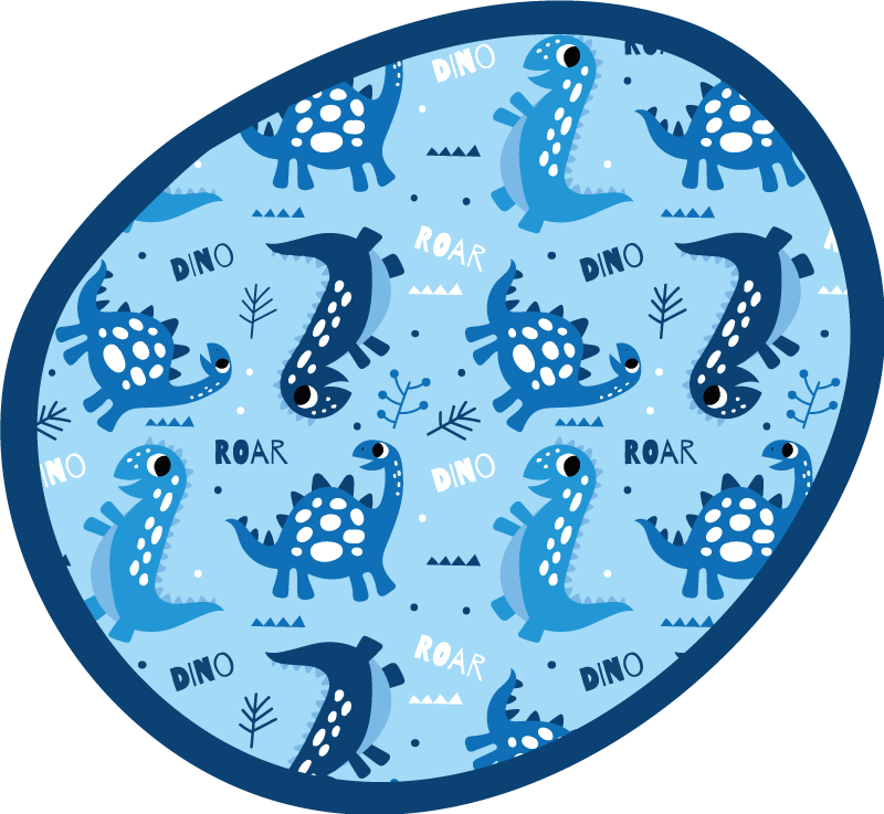 Vinylteppich kindlich dinosaurier-spielkreis - TenStickers