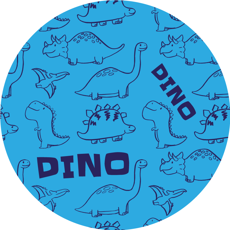 Vinylteppich kindlich dinosaurier-themen - TenStickers