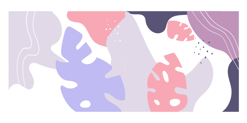 Vinyl Teppich Textur abstrakte monstera - TenStickers