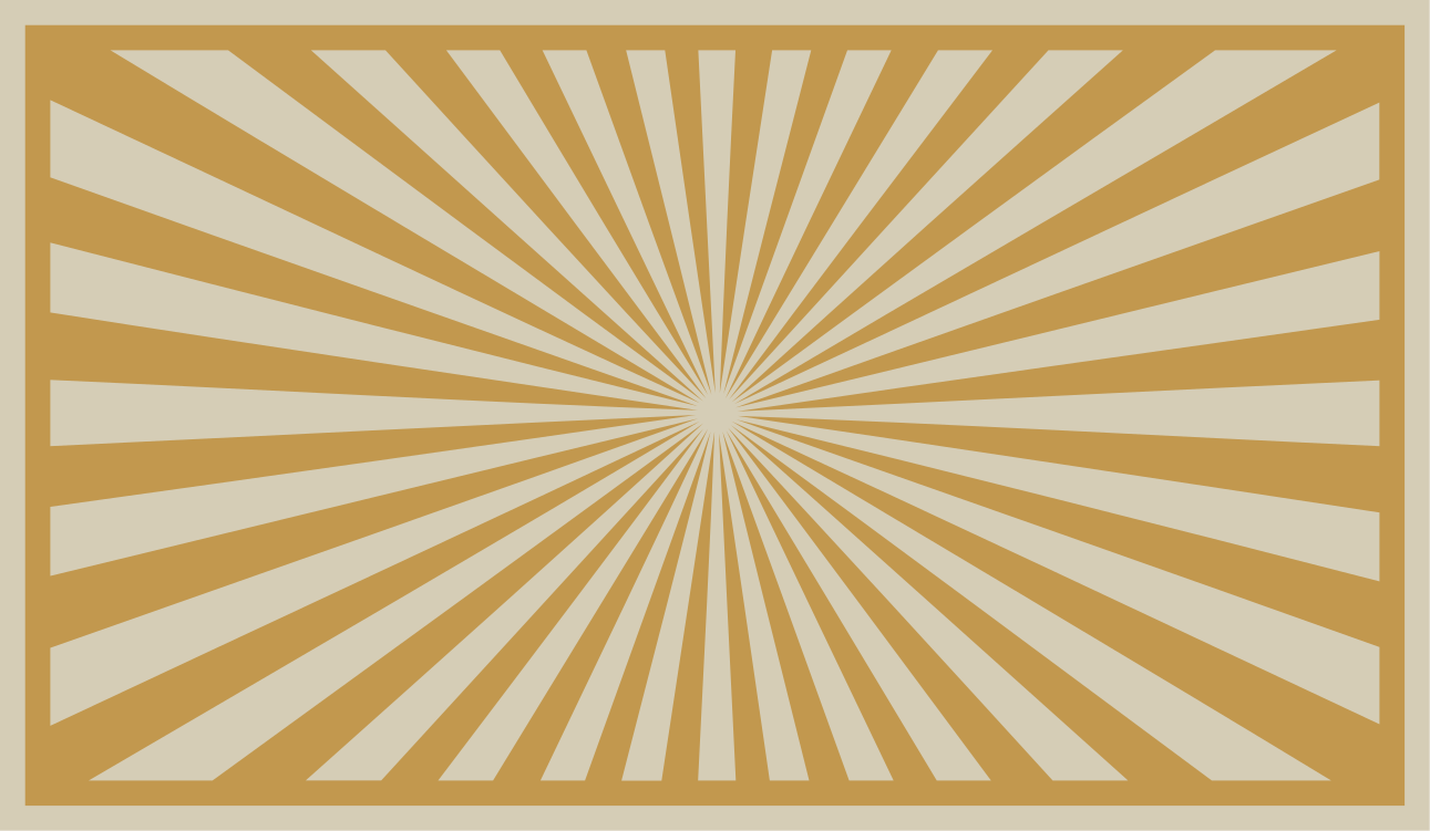 Vinyl Teppich geometrisch strahlendes burst-muster - TenStickers