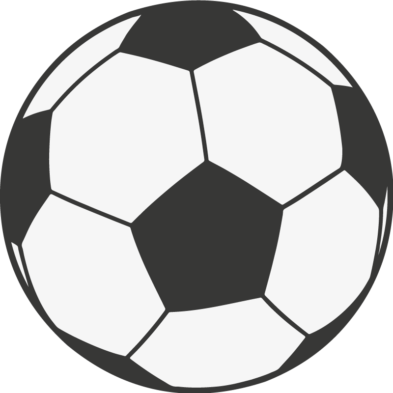 Vinylteppich kindlich Fußball ball - TenStickers