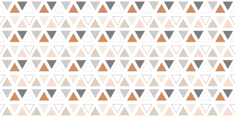 Vinyl Teppich geometrisch dreieckiges musterdesign - TenStickers
