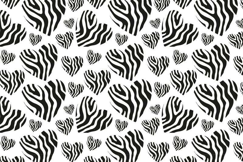 Vinyl Teppich Tiermuster zebrastreifenmuster - TenStickers