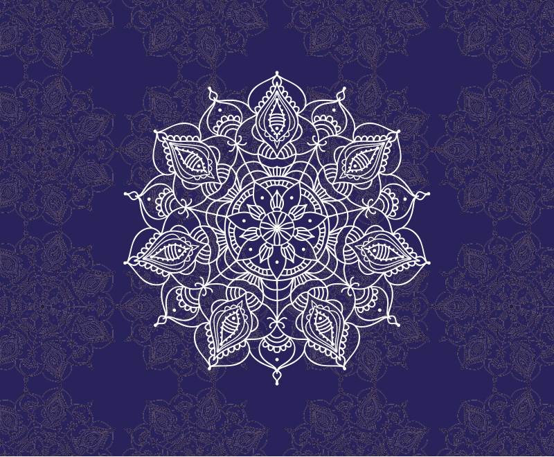 Vinylteppich Mandala Mandala spirituellen lotus - TenStickers