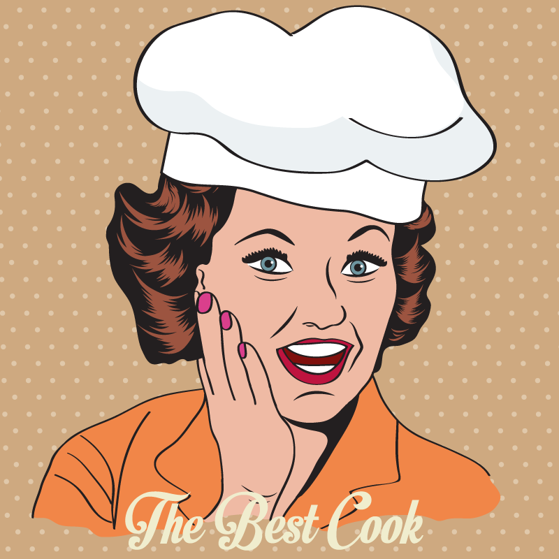 Vinyl Teppich Spruch retro küchenmatte - TenStickers