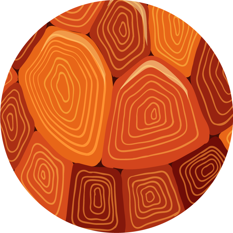 Vinyl Teppich Textur organische konturen - TenStickers