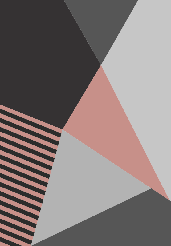 Vinyl Teppich modern dreieckiges geometrisches motiv - TenStickers