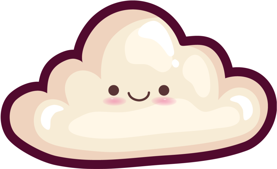 Vinylteppich Natur Anime cloud - TenStickers