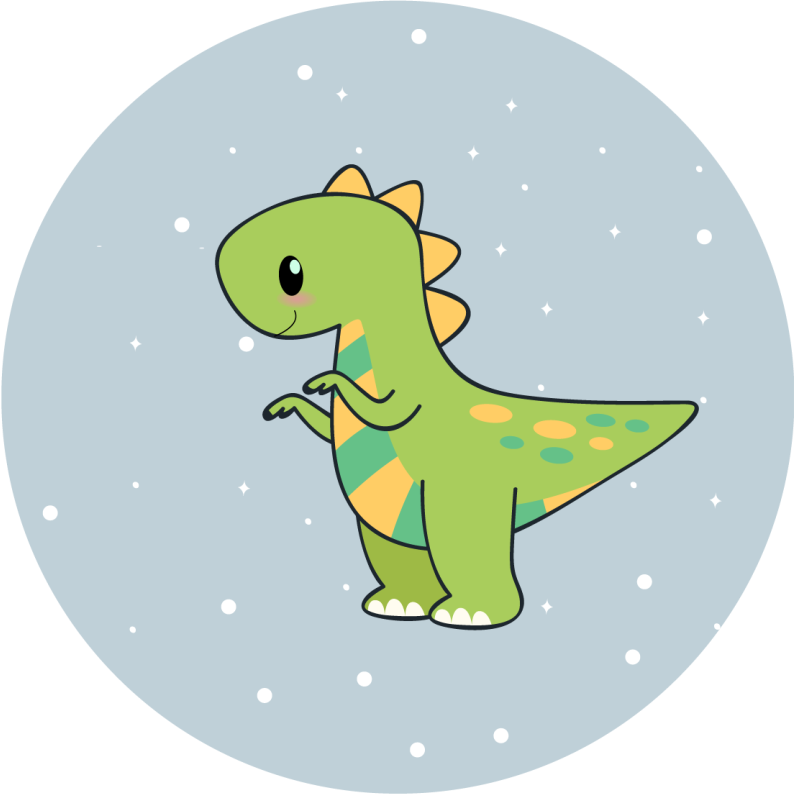 Vinyl Teppich Kinder dinosaurier schuhe - TenStickers