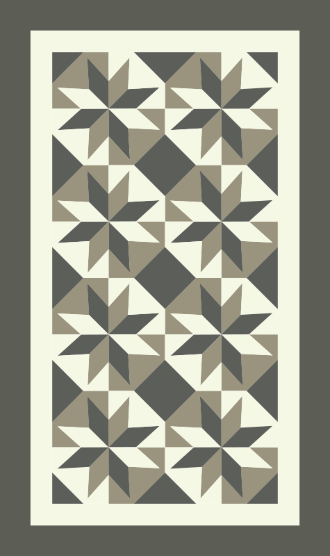 Vinylteppich Vintage Beija sterne - TenStickers