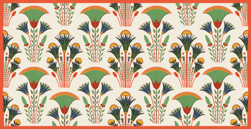 Vinylteppich Vintage ägyptischer stil - TenStickers