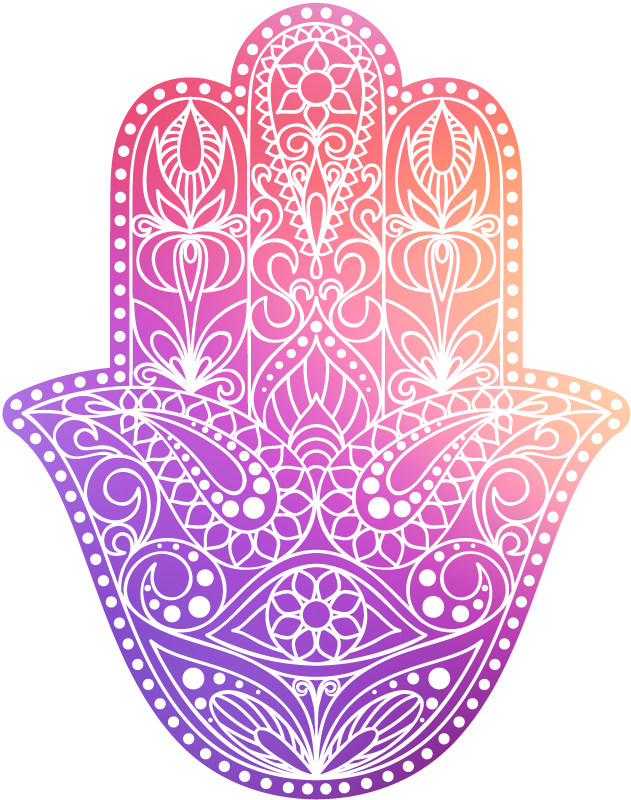 Vinyl teppich mandala im handdesign - TenStickers