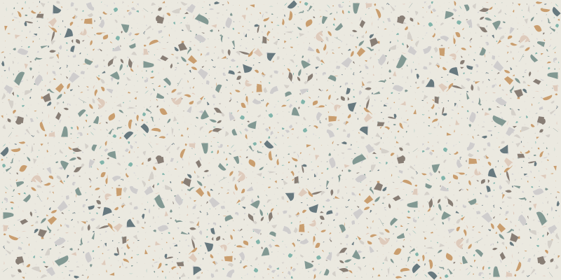 Vinyl Teppich Küche beige terrazzo-Ästhetik - TenStickers