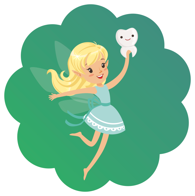 Vinyl Teppich Kinder zahnfee-fantasie - TenStickers