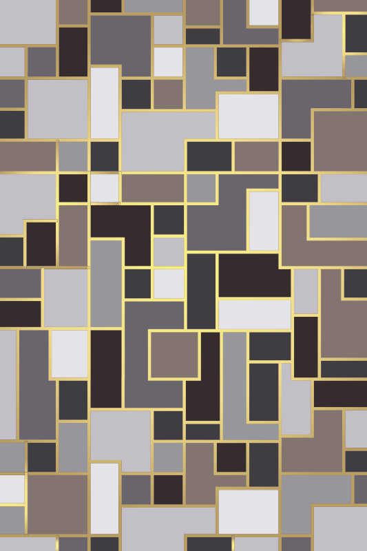 Vinyl Teppich Steinoptik poliertes graues design - TenStickers