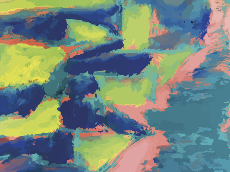 Vinyl Teppich modern abstrakte farbabschnitte - TenStickers