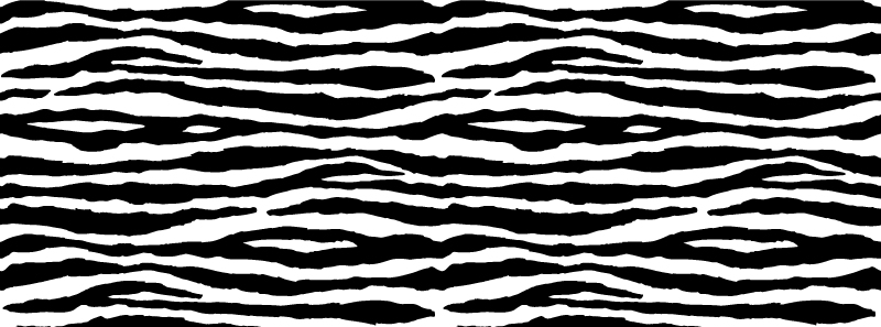 Vinyl Teppich Tiermuster schicke zebrastreifen - TenStickers