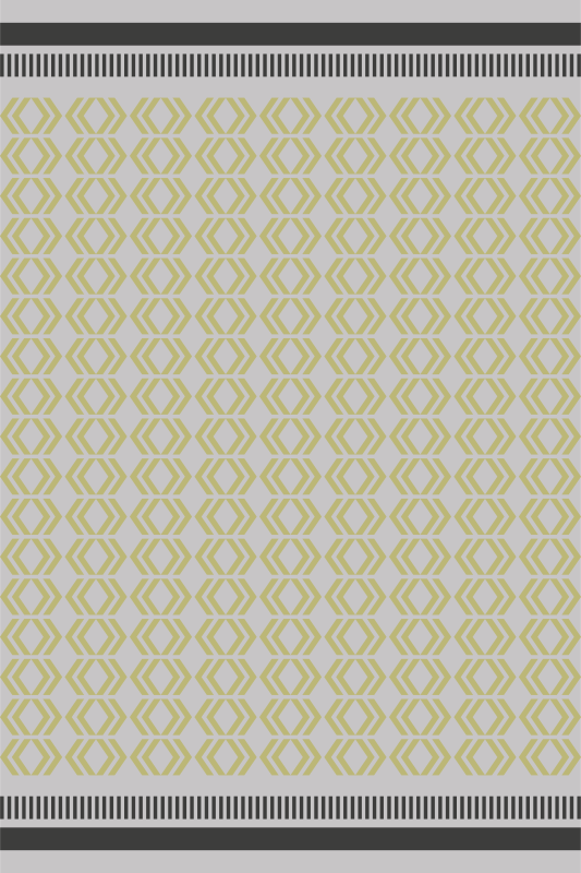 Vinyl Teppich Wohnzimmer wabenrahmen - TenStickers