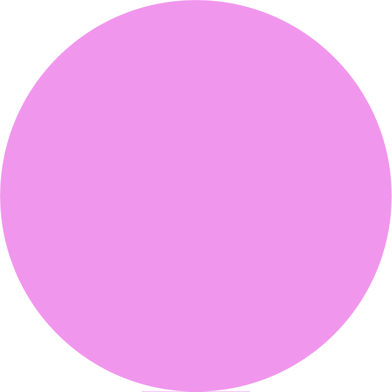 Vinyl teppich lila in lebhaftem runden design - TenStickers