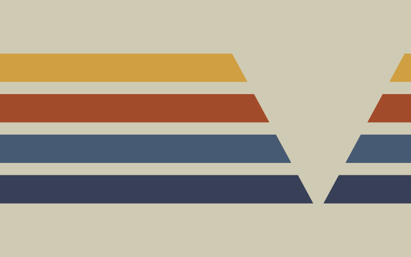 Vinyl Teppich geometrisch chevron-streifen-motiv - TenStickers