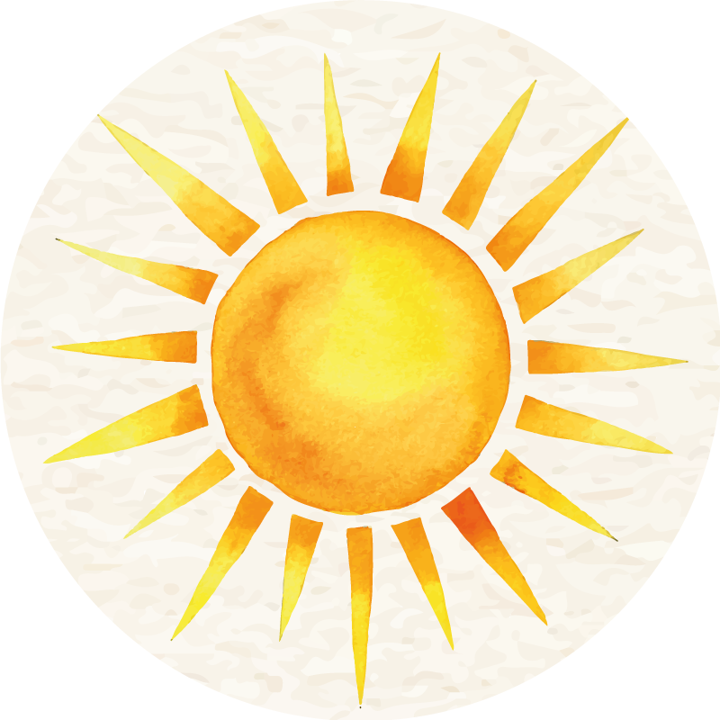 Vinyl Teppich Natur sonniger ausbruch - TenStickers