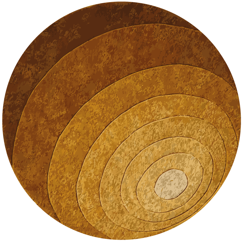 Vinylteppich holzoptik natur-schichten - TenStickers