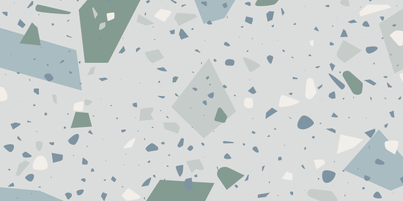 Vinylteppich Textur Blauer und weißer terrazzo - TenStickers