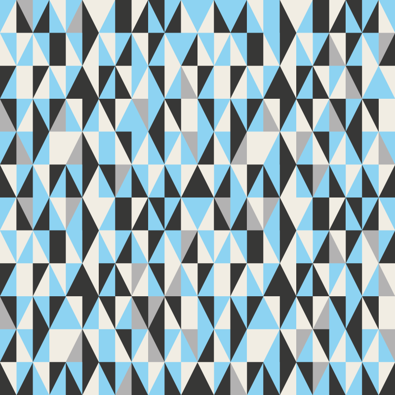 Vinyl teppich geometrisch mit dreieckigem muster - TenStickers