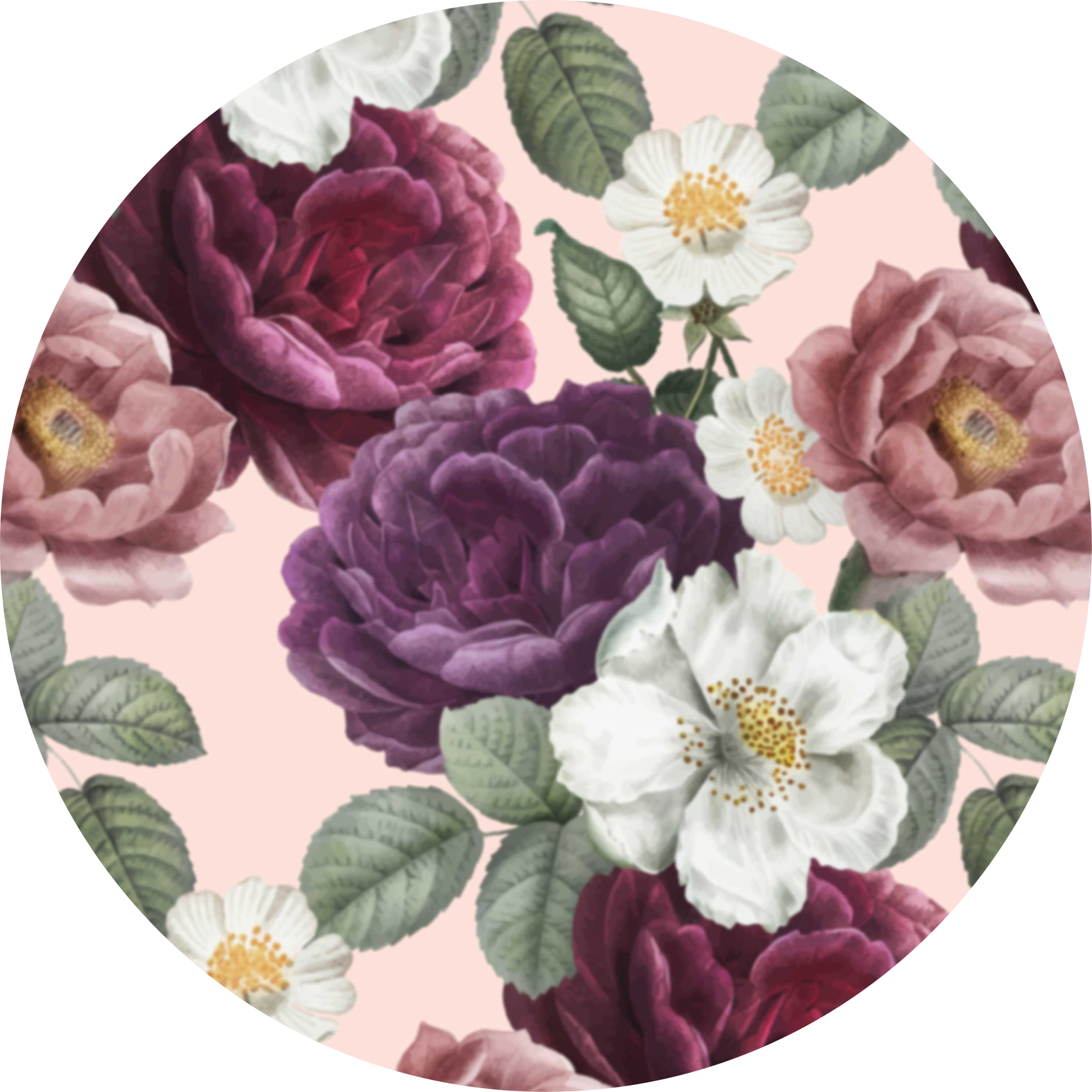 Vinyl teppich blumen elegantes blumenarrangement - TenStickers