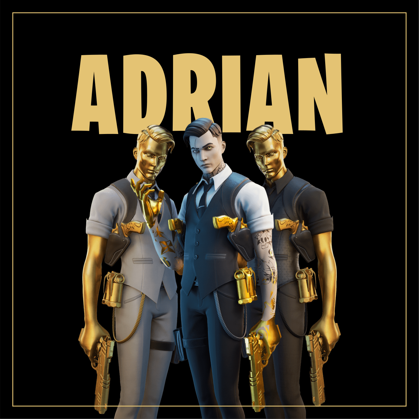 Vinyl teppich jugendzimmer mit individuellen trio-figuren - TenStickers