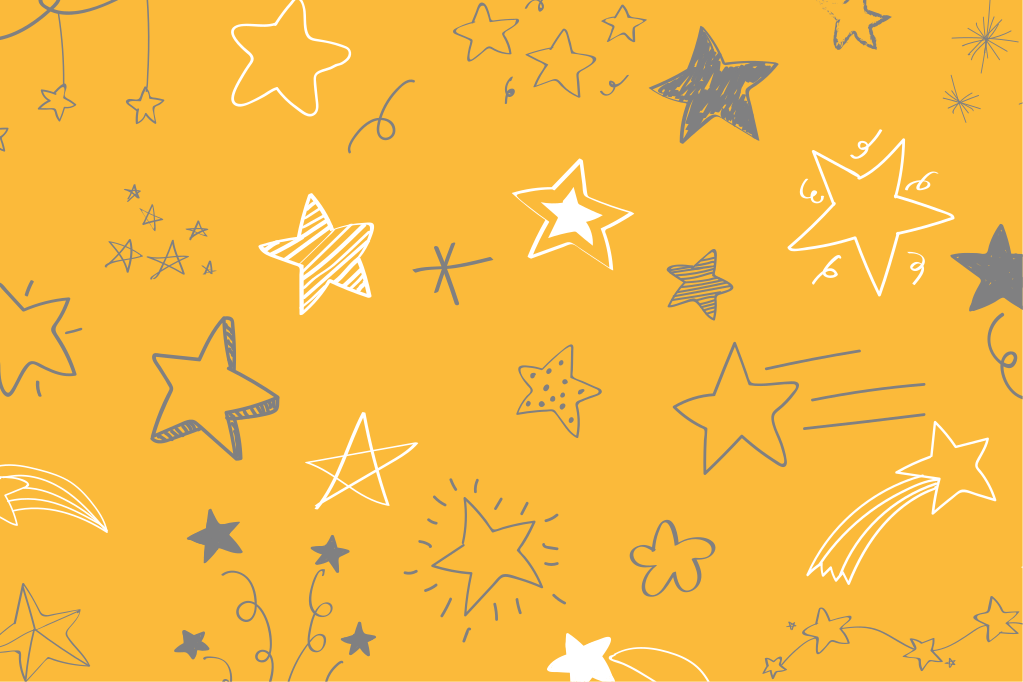 Vinyl teppich sterne nachthimmel muster - TenStickers