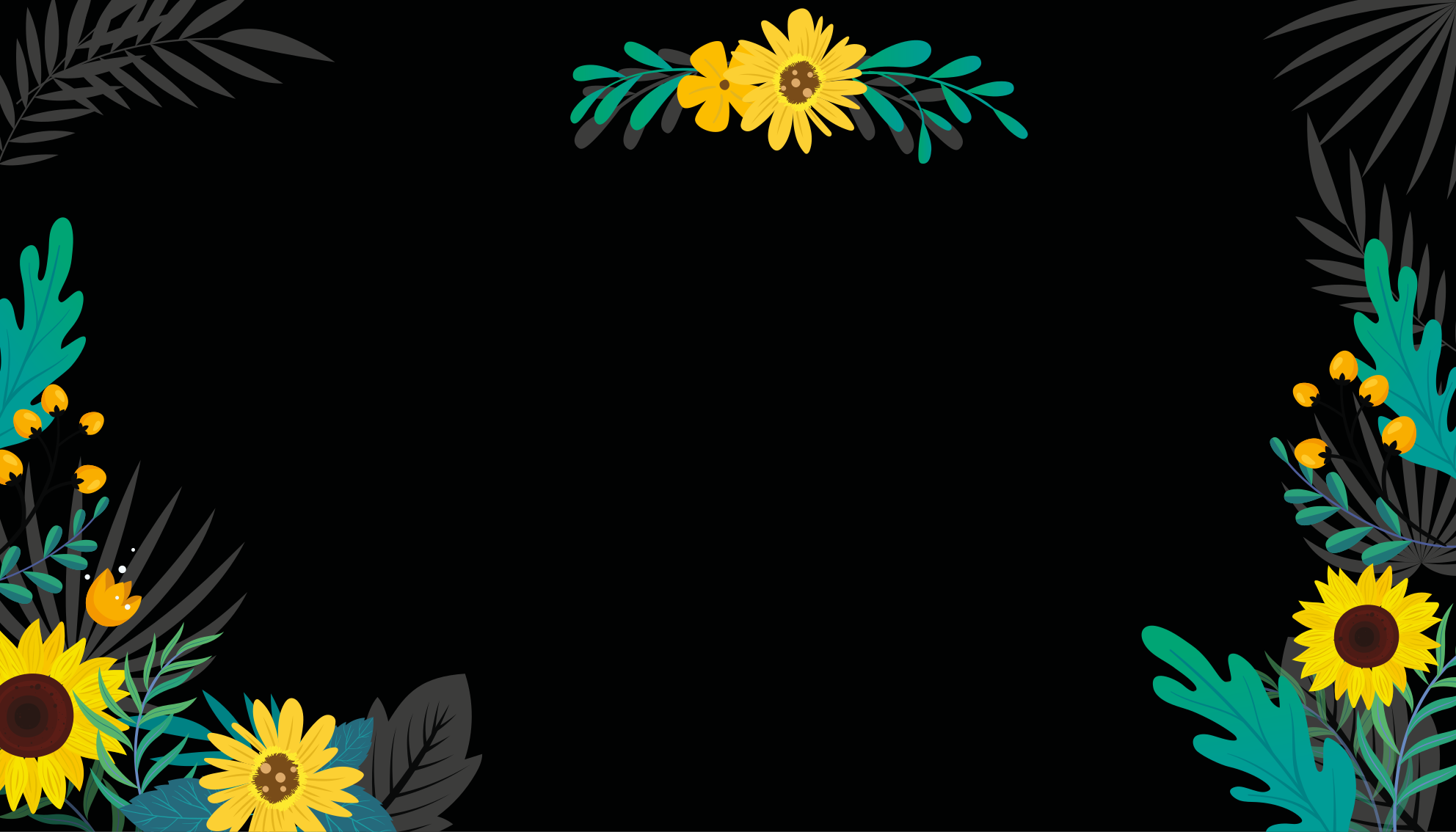 Vinyl Teppich Blumen leuchtende blumenpracht - TenStickers