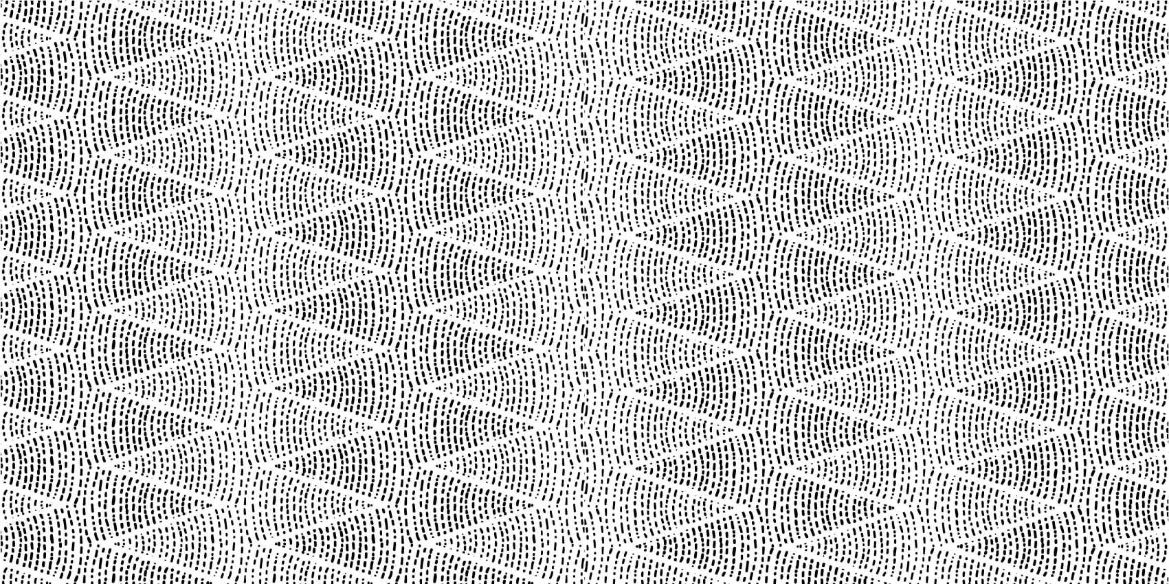 Vinyl Teppich nordisch dreieck schwarze wellen - TenStickers