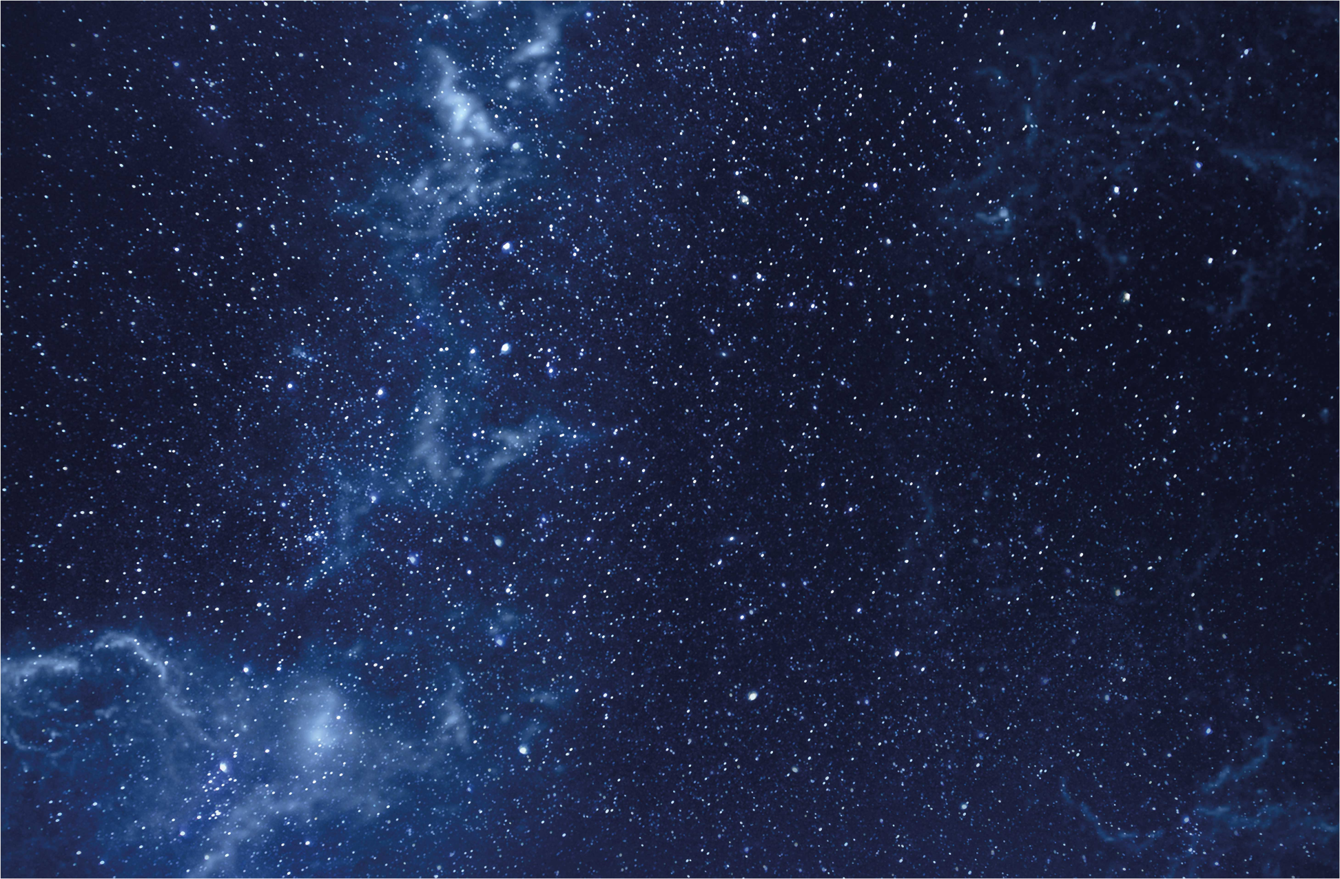 Vinylteppich Wohnzimmer Weltraum und sterne mit weißer linie - TenStickers