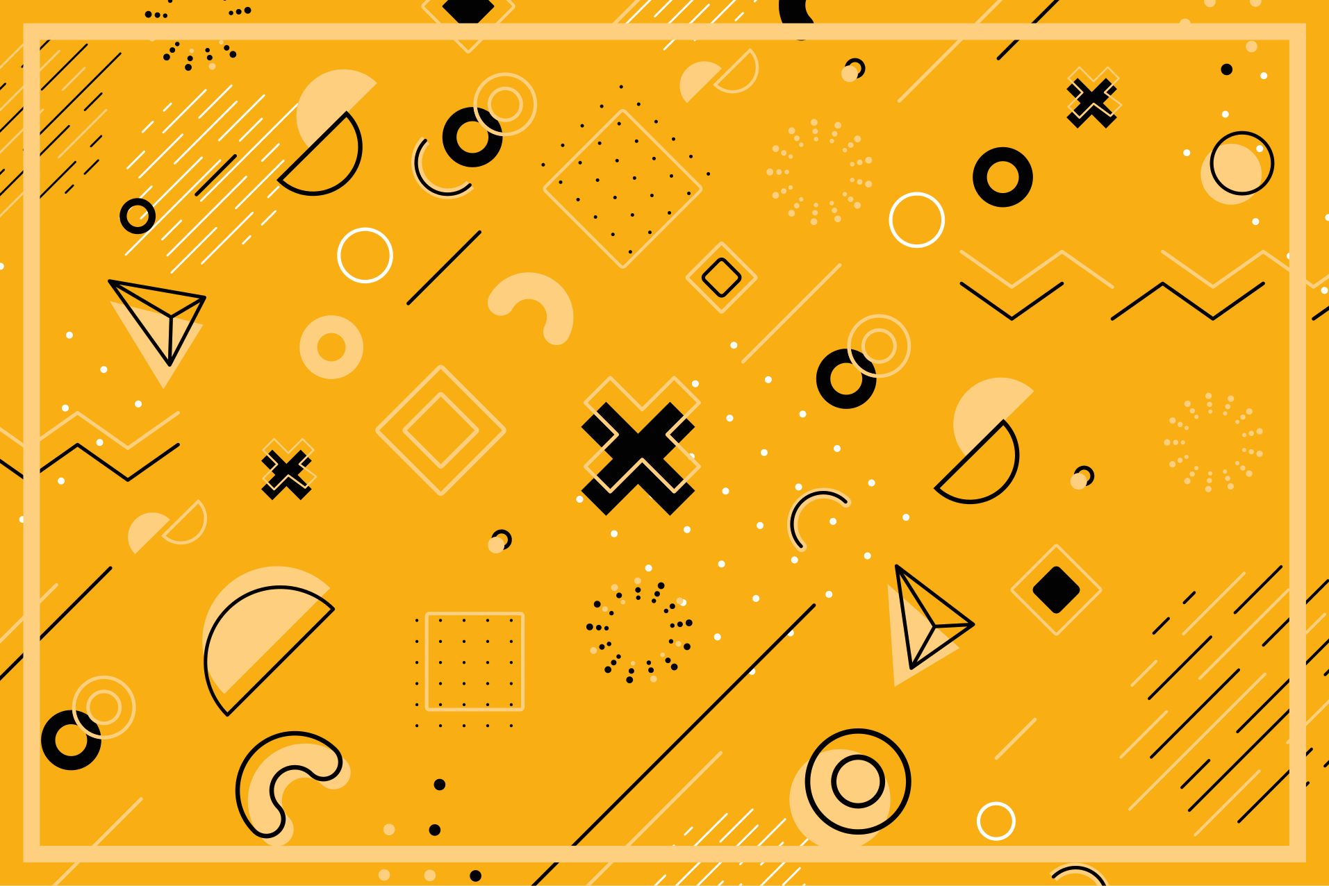 Vinyl Teppich geometrisch abstrakte formen muster - TenStickers