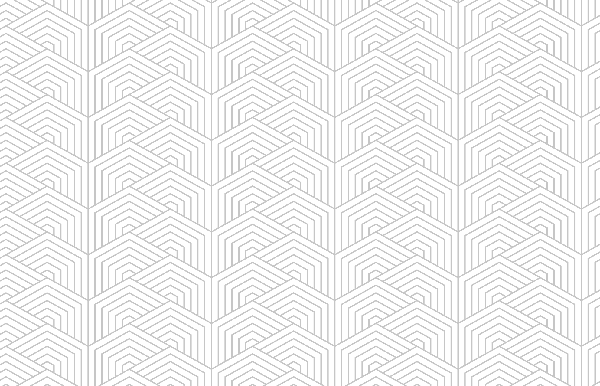 Vinyl Teppich geometrisch graues sechseckmuster - TenStickers