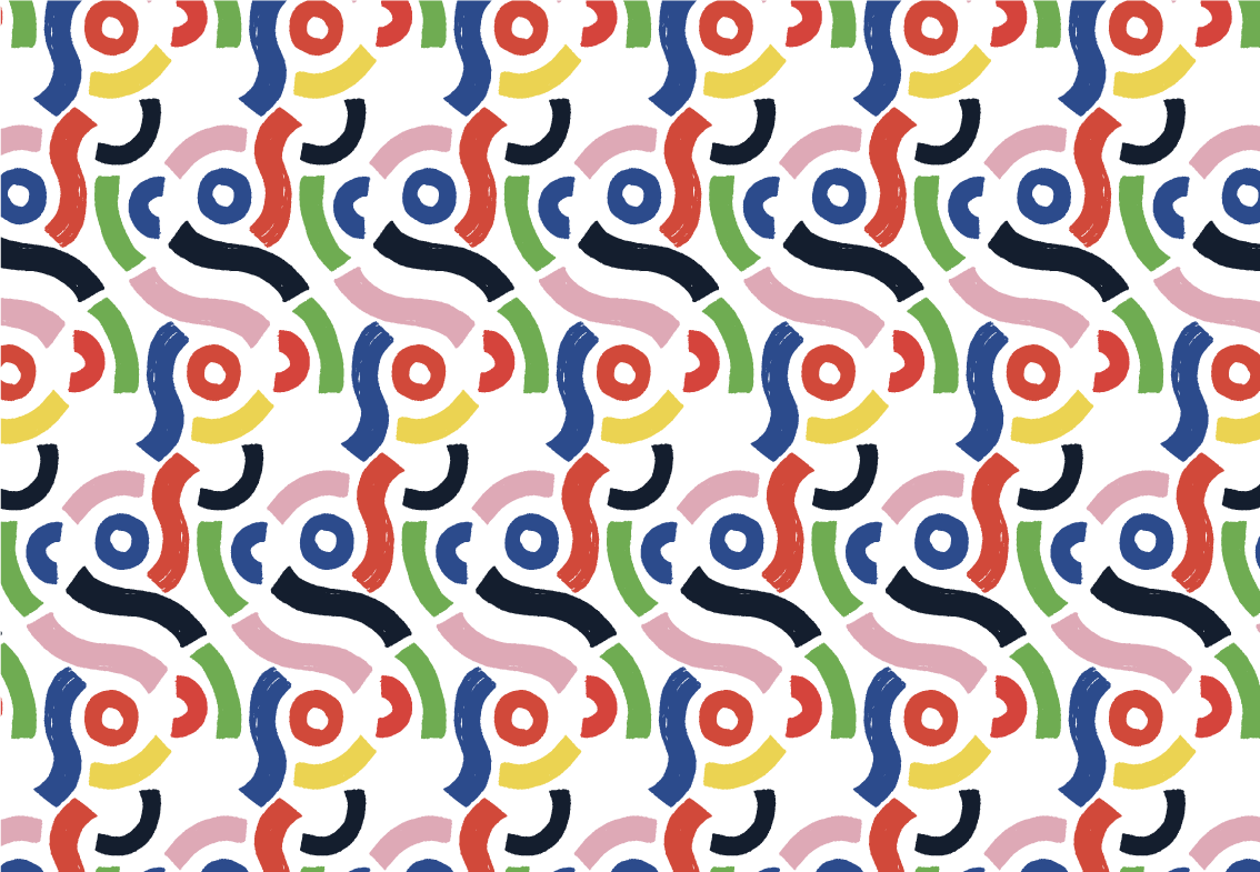Vinyl Teppich Mosaik lebendige geometrische formen - TenStickers