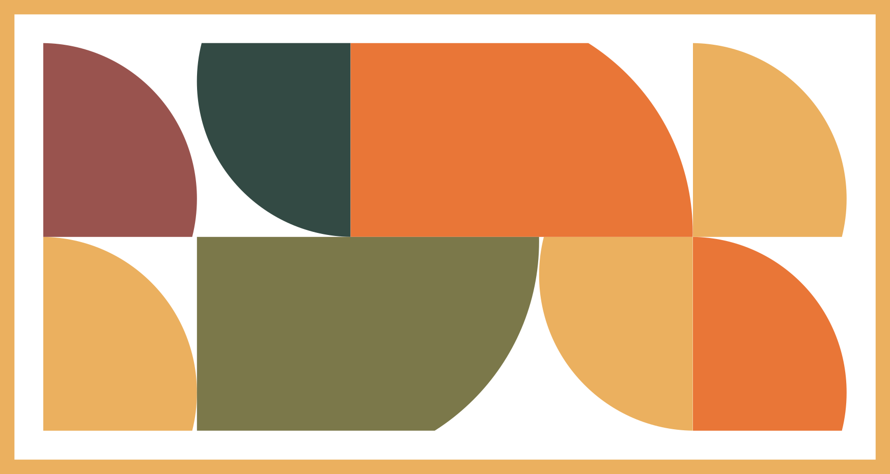 Vinyl Teppich modern lebendige geometrische figuren - TenStickers