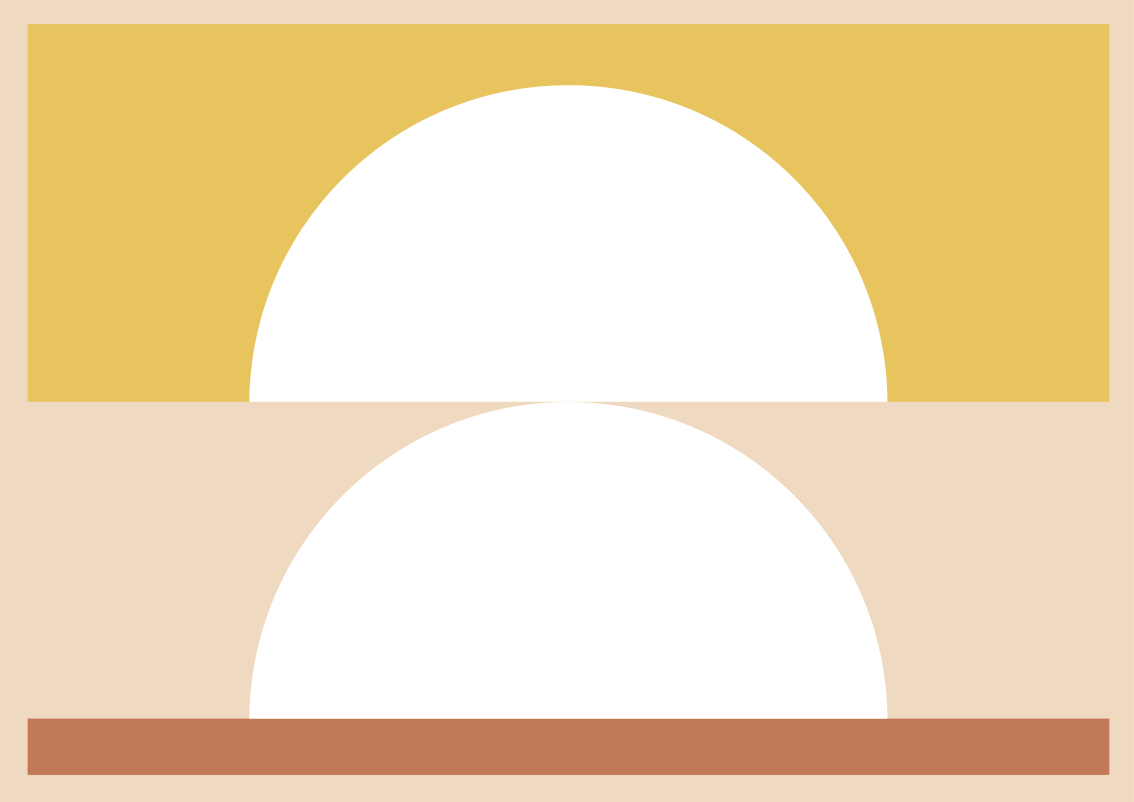 Vinyl Teppich minimalistisch kreisförmiger minimalismus - TenStickers