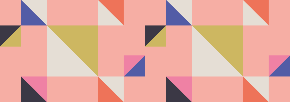 Vinyl Teppich geometrisch moderne dreiecke - TenStickers