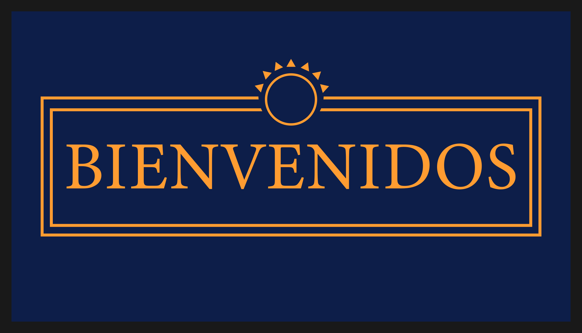 Vinyl Teppich modern begrüßungsnachricht - TenStickers