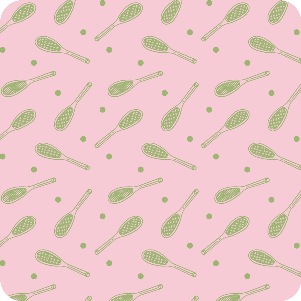 Vinyl Teppich Spiele schlägermuster - TenStickers