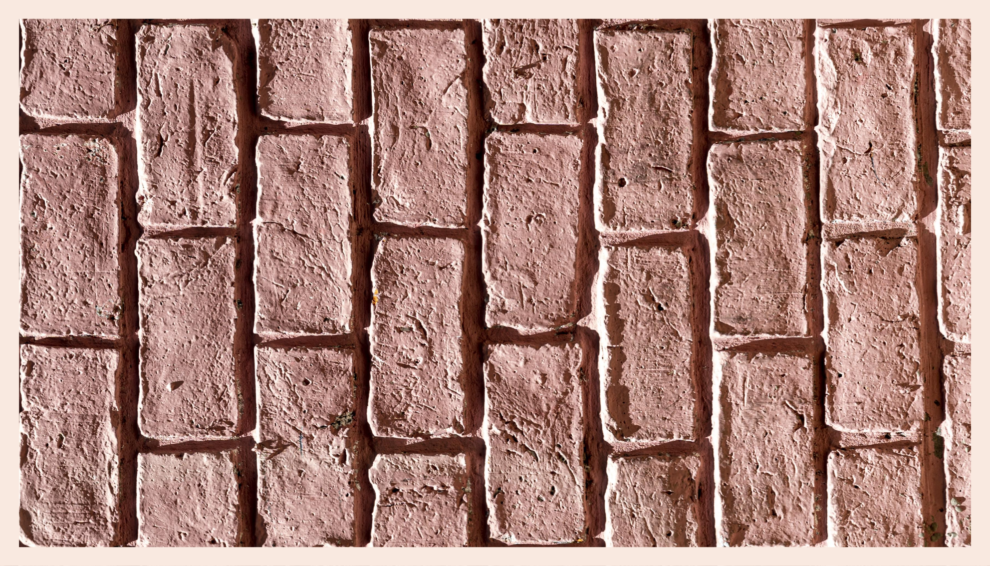 Vinyl Teppich Steinoptik rustikales ziegelmuster - TenStickers