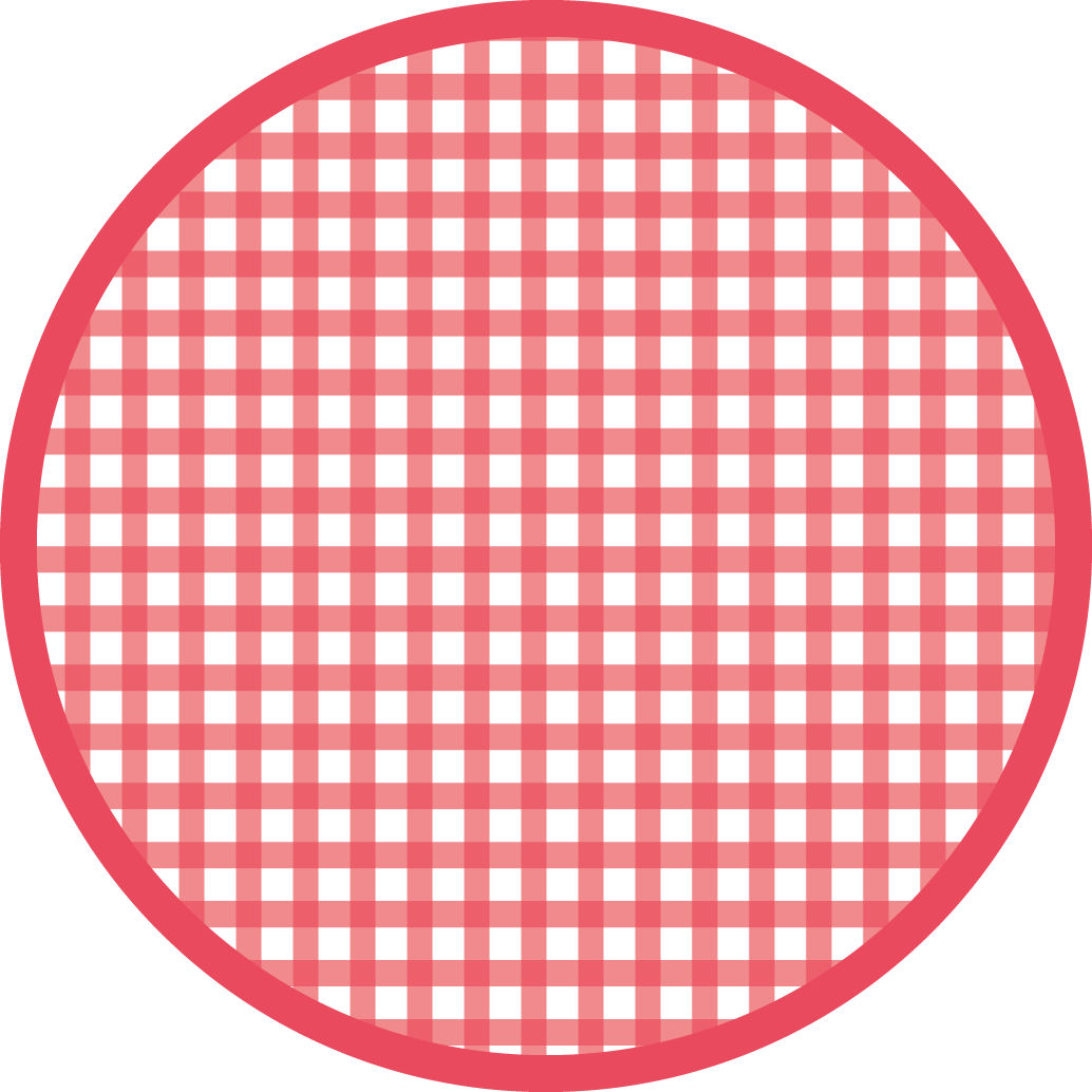 Vinyl teppich gestreift im klassischen karomuster - TenStickers