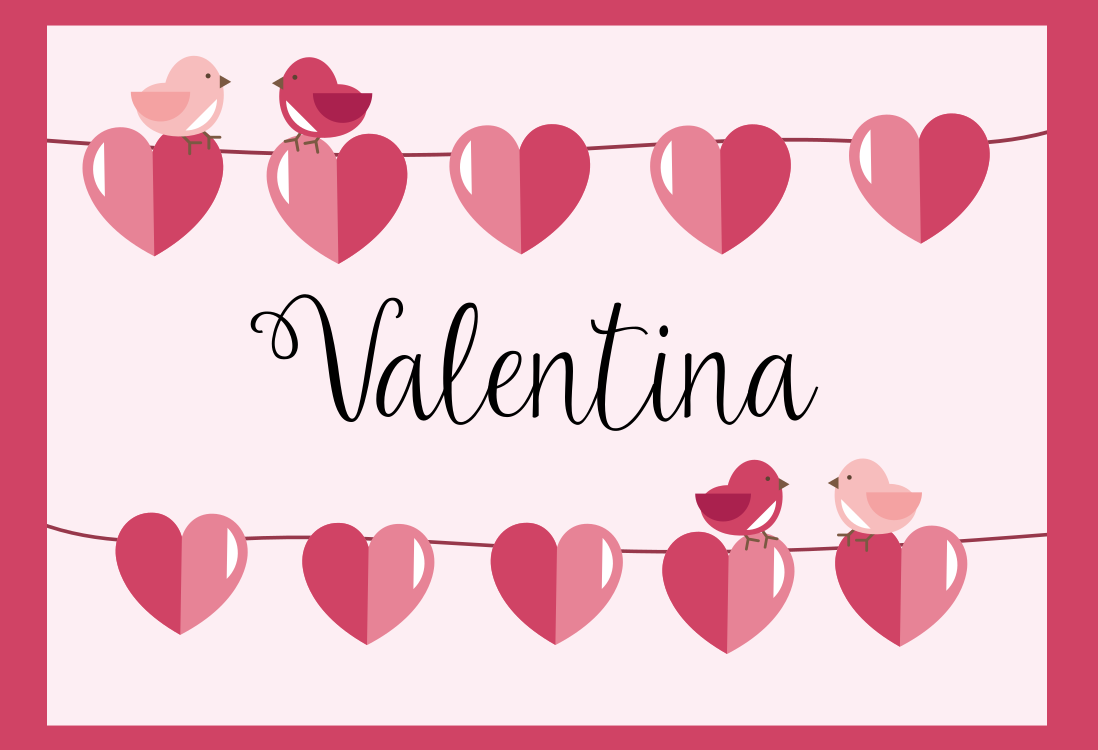 Vinyl Teppich mit Namen herz-design - TenStickers