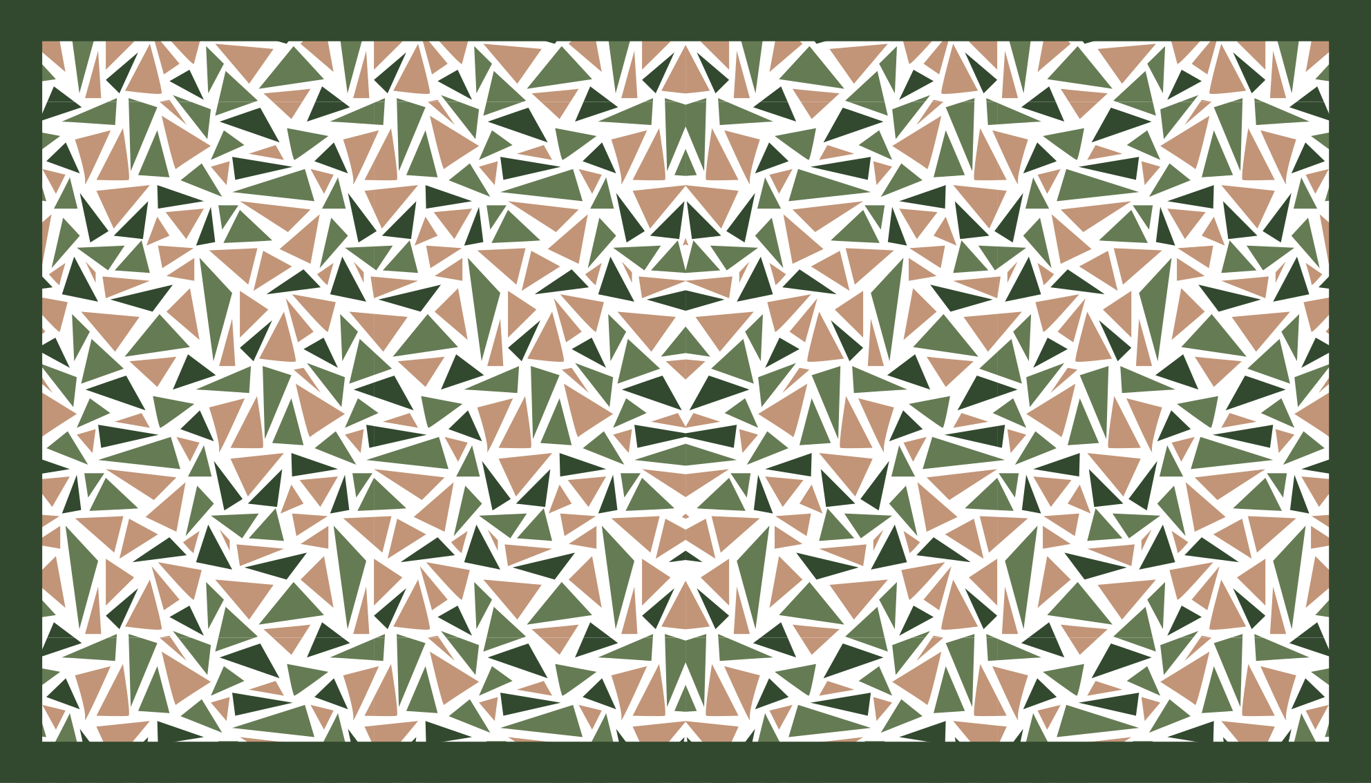 Vinyl teppich geometrisch mit abstraktem dreieckmuster - TenStickers