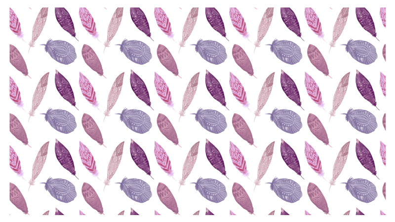 Vinyl Teppich Natur lebendiges federmotiv - TenStickers